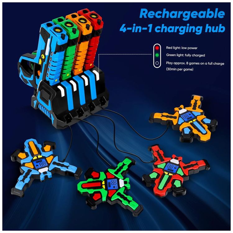 Conjunto-de-Pistola-de-Brinquedo-com-Laser-Tag-4-Pistolas-Imagem-1