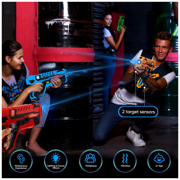 Conjunto-de-Pistola-de-Brinquedo-com-Laser-Tag-4-Pistolas-Imagem-2