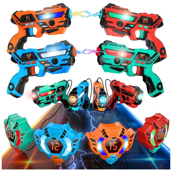 Conjunto-de-Pistola-de-Brinquedo-com-Laser-Tag-4-Pistolas-Imagem-0