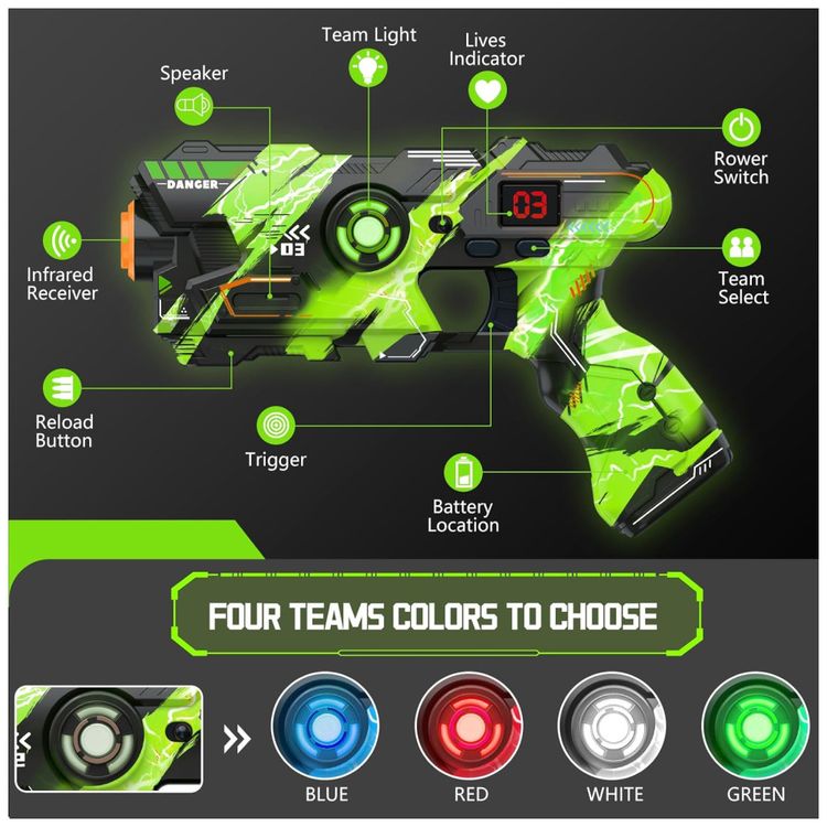 Conjunto-de-Pistola-de-Brinquedo-com-Laser-Tag-4-Pistolas-Imagem-1