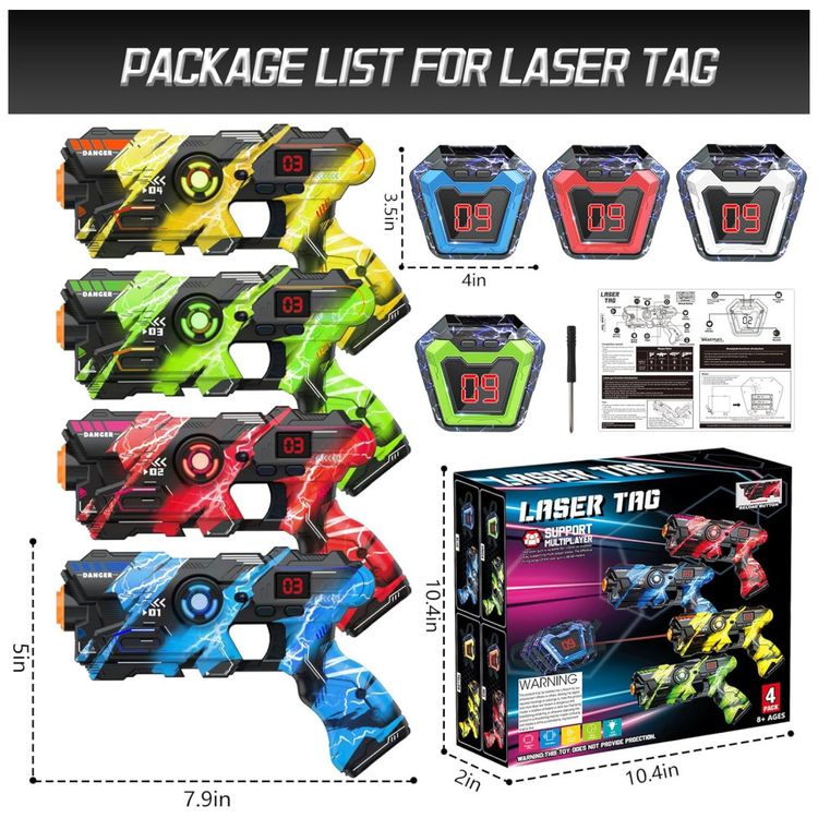 Conjunto-de-Pistola-de-Brinquedo-com-Laser-Tag-4-Pistolas-Imagem-5