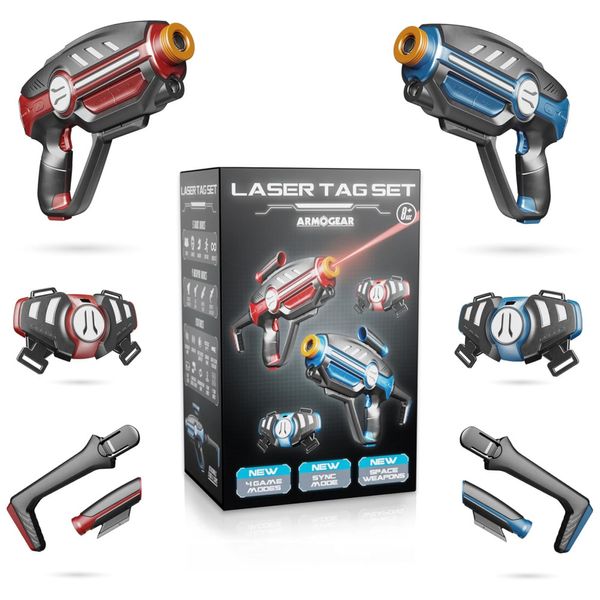 Conjunto-de-Pistola-de-Brinquedo-com-Laser-Tag-4-Modos-de-Imagem-0