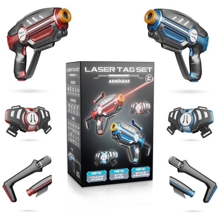 Conjunto-de-Pistola-de-Brinquedo-com-Laser-Tag-4-Modos-de-Imagem-0