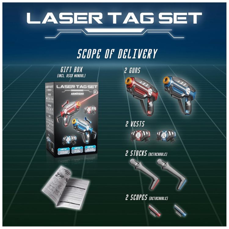Conjunto-de-Pistola-de-Brinquedo-com-Laser-Tag-4-Modos-de-Imagem-6