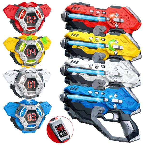 Conjunto-de-Pistola-de-Brinquedo-com-Laser-Tag-4-Pistolas-Imagem-0