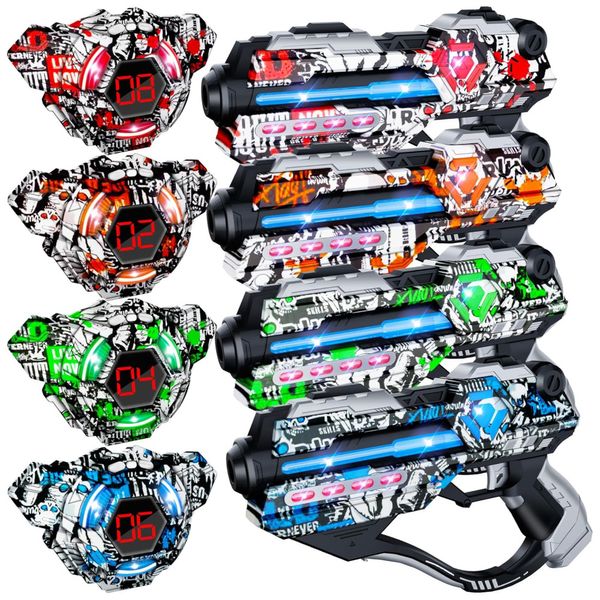 Conjunto-de-Pistola-de-Brinquedo-com-Laser-Tag-4-Pistolas-Imagem-0
