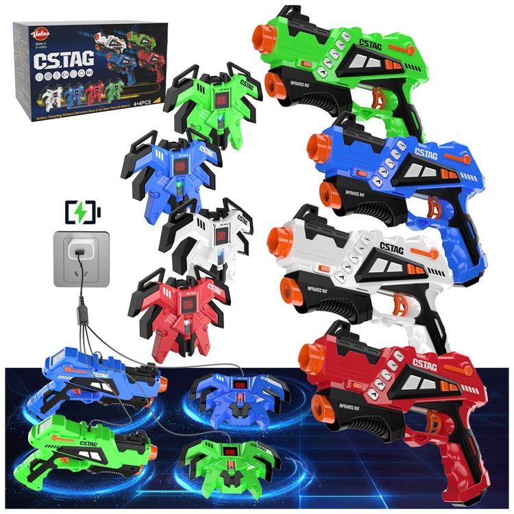 Conjunto-de-Pistola-de-Brinquedo-com-Laser-Tag-Imagem-0