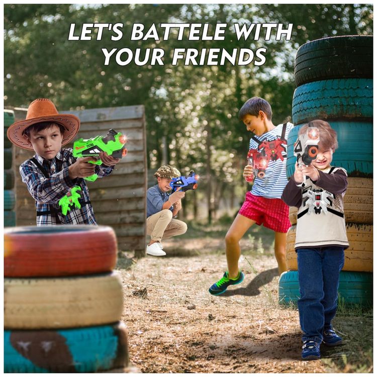 Conjunto-de-Pistola-de-Brinquedo-com-Laser-Tag-Imagem-5