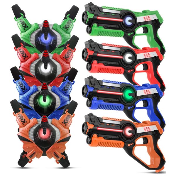 Conjunto-de-Pistola-de-Brinquedo-com-Laser-Tag-4-Pistolas-Imagem-0