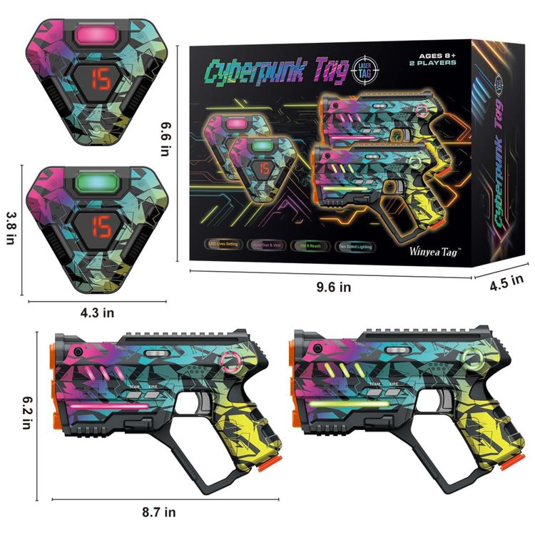 Conjunto-de-Pistola-de-Brinquedo-c-Laser-Tag-2-Pistolas-e-Imagem-5