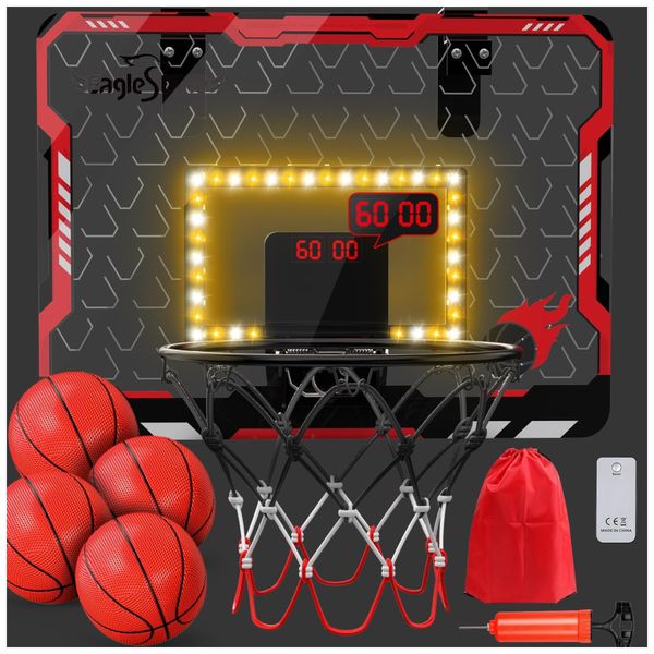 Cesta-de-Basquete-com-4-Bolas-Placar-Eletronico-Luz-LED-e-Imagem-0