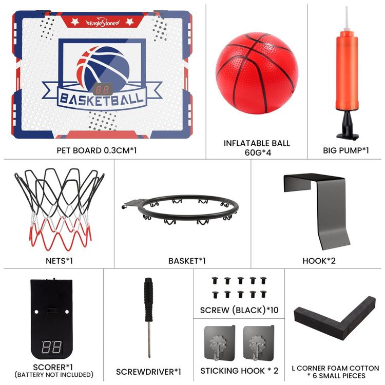 Cesta-de-Basquete-com-4-Bolas-Placar-Eletronico-e-Som-de-Imagem-7