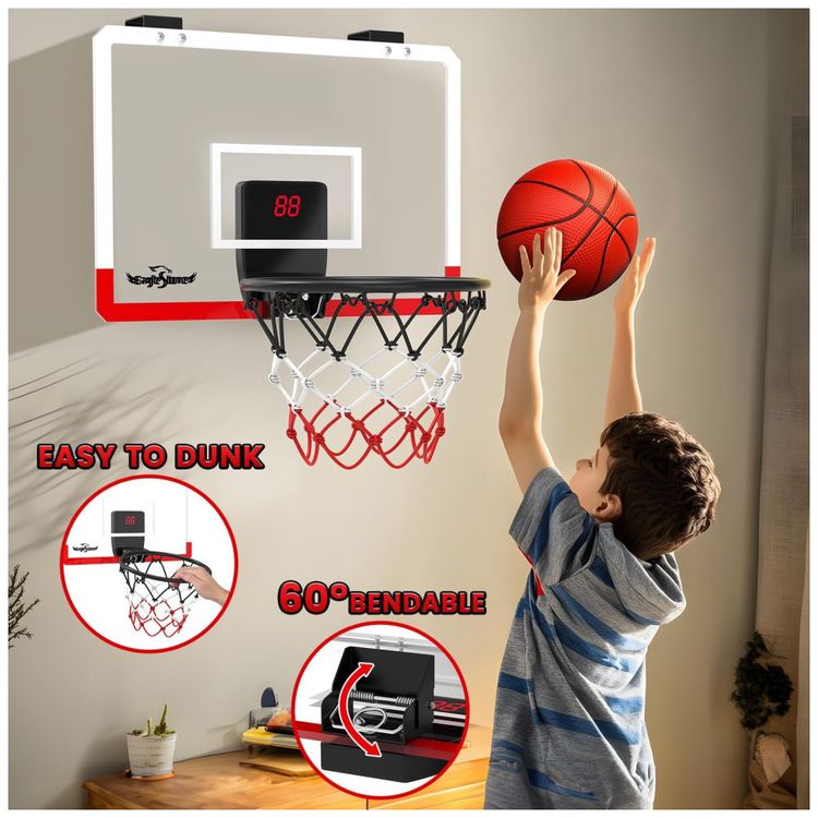 Cesta-de-Basquete-com-4-Bolas-Placar-Eletronico-e-Som-de-Imagem-2
