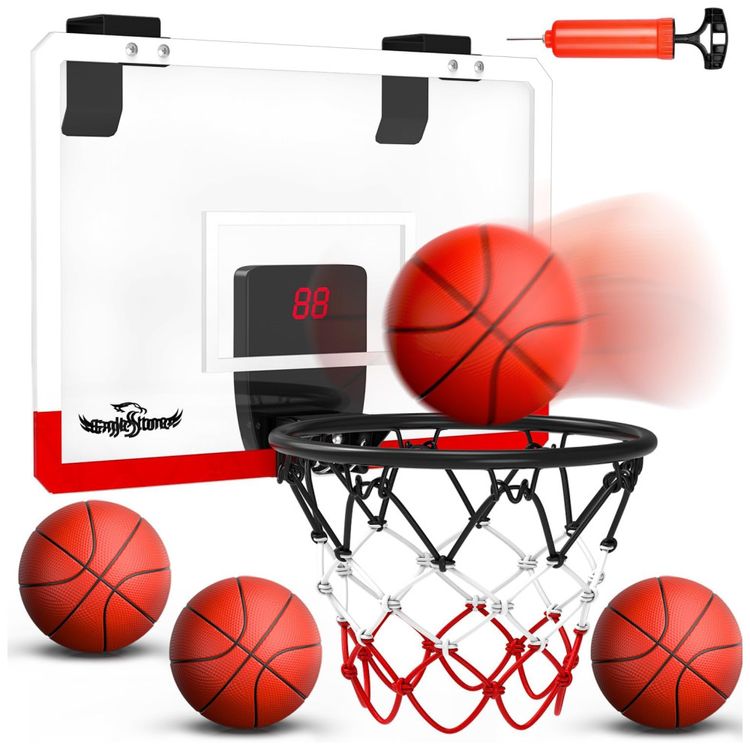 Cesta-de-Basquete-com-4-Bolas-Placar-Eletronico-e-Som-de-Imagem-8