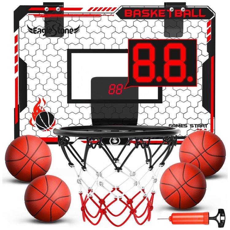 Cesta-de-Basquete-com-4-Bolas-Placar-Eletronico-e-Som-de-Imagem-0