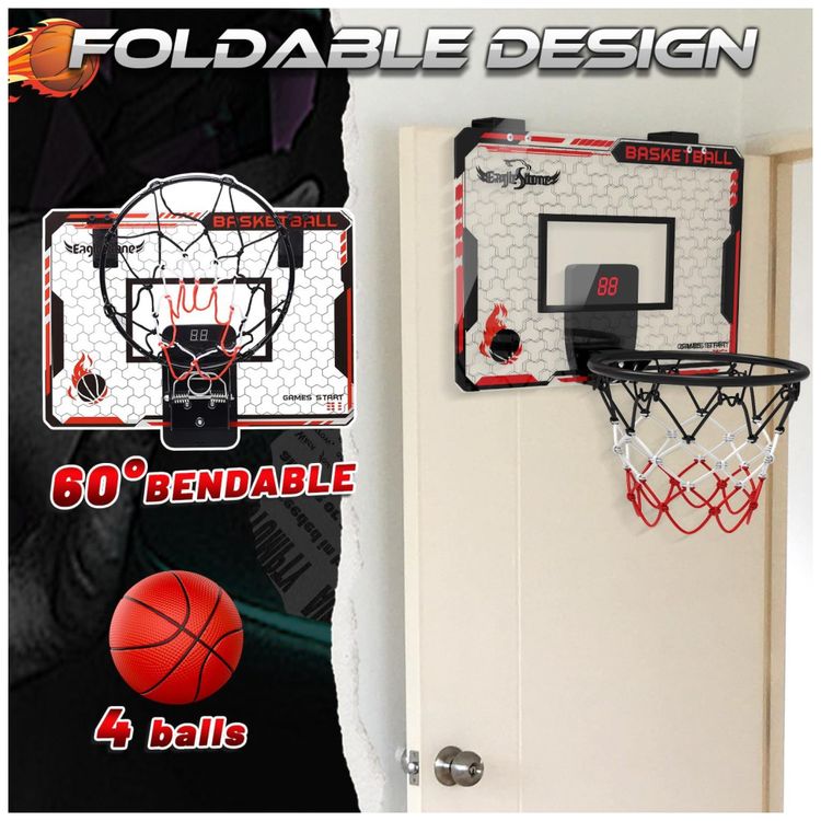 Cesta-de-Basquete-com-4-Bolas-Placar-Eletronico-e-Som-de-Imagem-2