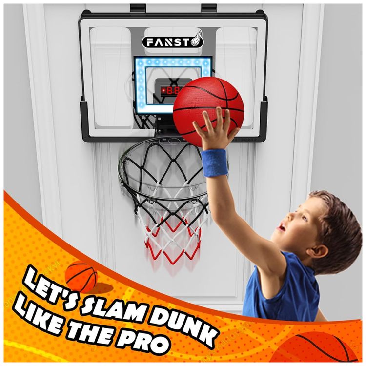 Cesta-de-Basquete-com-4-Bolas-Placar-Eletronico-2-Modos-Imagem-1