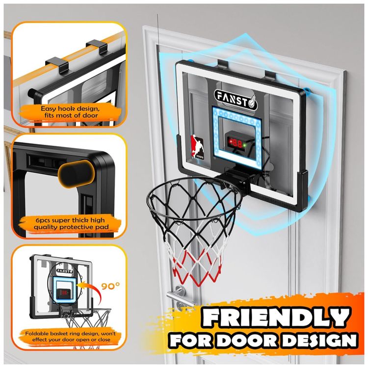 Cesta-de-Basquete-com-4-Bolas-Placar-Eletronico-2-Modos-Imagem-5