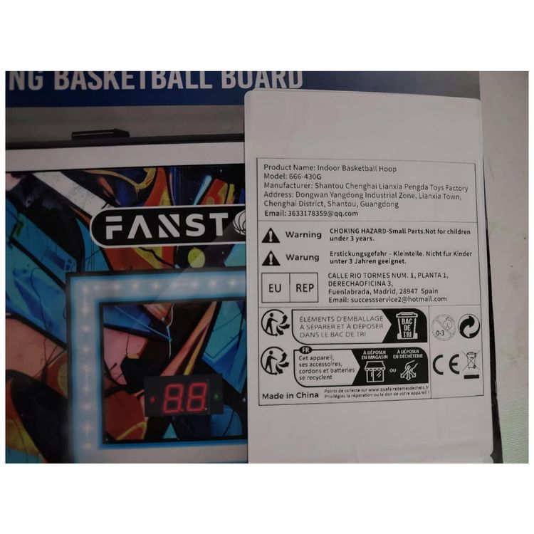 Cesta-de-Basquete-com-4-Bolas--Luz-LED-Anti-impacto-Imagem-8