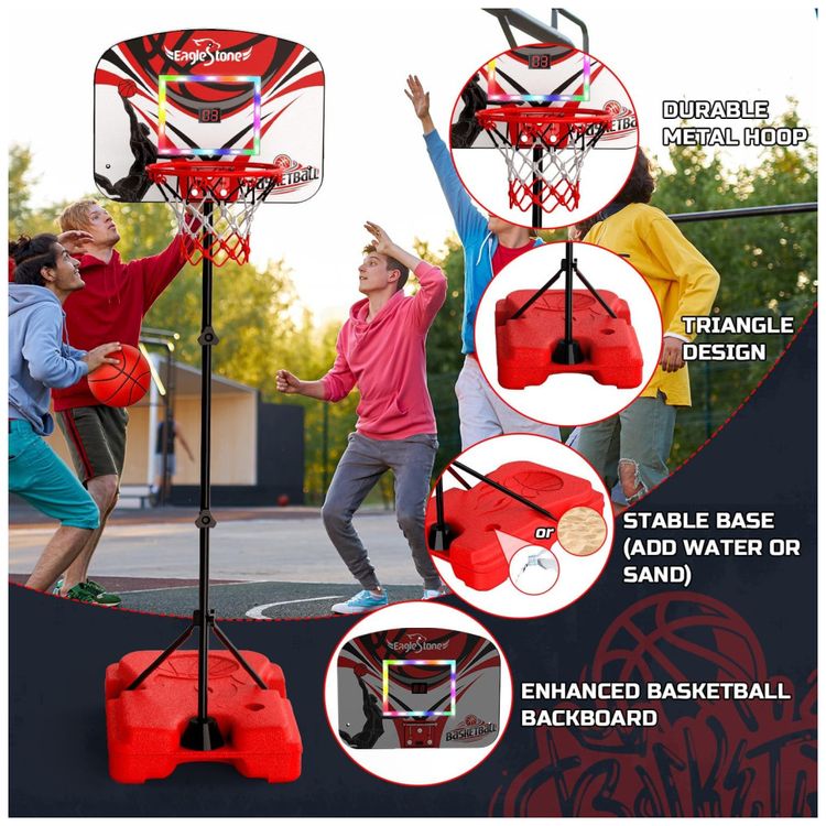 Cesta-de-Basquete-com-3-Bolas-Placar-Eletronico-Imagem-4