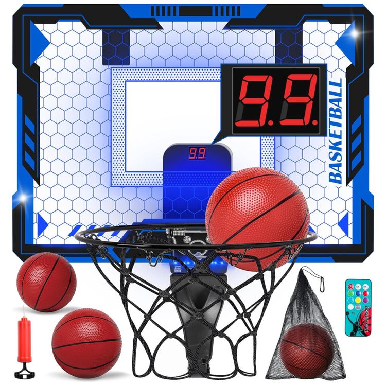 Cesta-de-Basquete-com-4-Bolas-Placar-Eletronico-Volume-Imagem-0