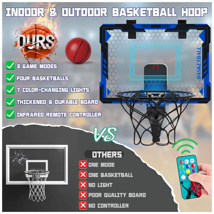 Cesta-de-Basquete-com-4-Bolas-Placar-Eletronico-Volume-Imagem-2