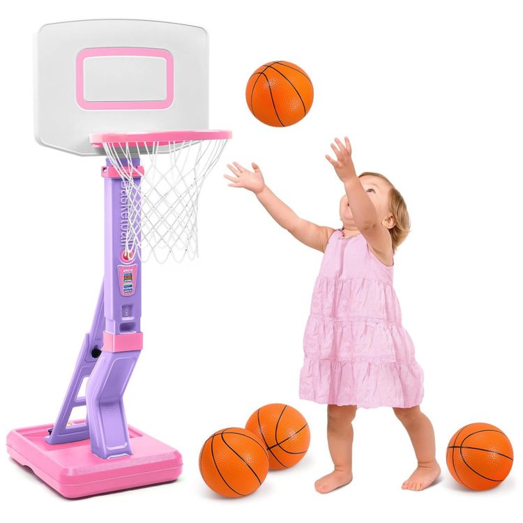 Cesta-de-Basquete-Interno-e-Externa-com-4-Bolas-e-Altura-Imagem-0