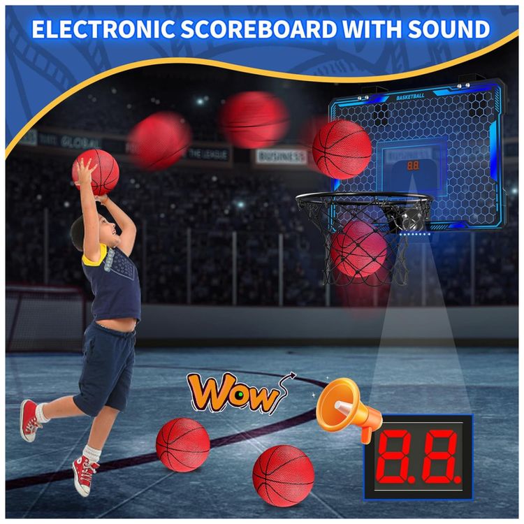 Cesta-de-Basquete-com-3-Bolas-Placar-Eletronico-Volume-Imagem-4