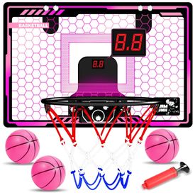 Cesta-de-Basquete-para-Meninas-com-Luz-LED-Placar-Imagem-0