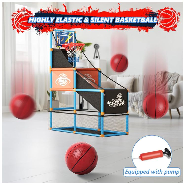Jogo-de-Basquete-Arcade-Infantil-com-4-Bolas-Altura-Imagem-6