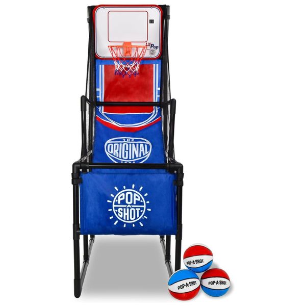 Jogo-de-Basquete-Arcade-Infantil-com-3-Bolas-Placar-Imagem-0