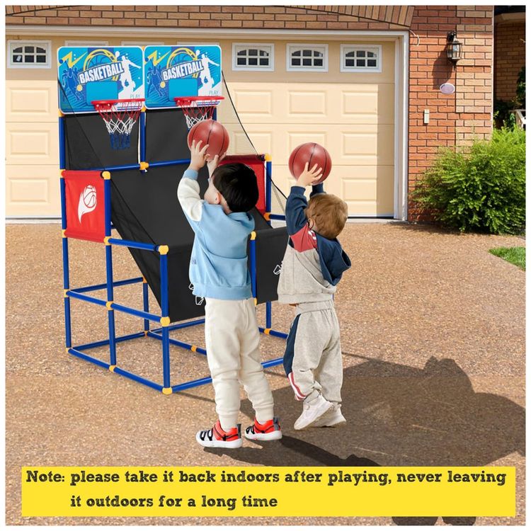 Jogo-de-Basquete-Arcade-Infantil-para-2-Jogadores-com-4-Imagem-7