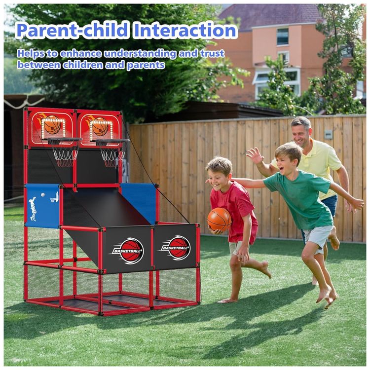 Jogo-de-Basquete-Arcade-Infantil-para-2-Jogadores-com-6-Imagem-4