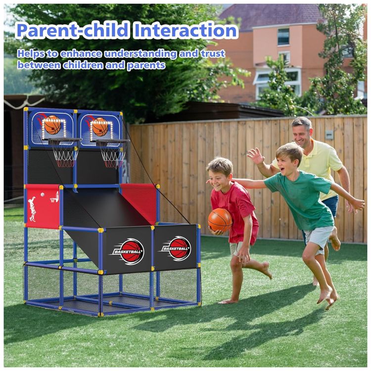 Jogo-de-Basquete-Arcade-Infantil-para-2-Jogadores-com-6-Imagem-4