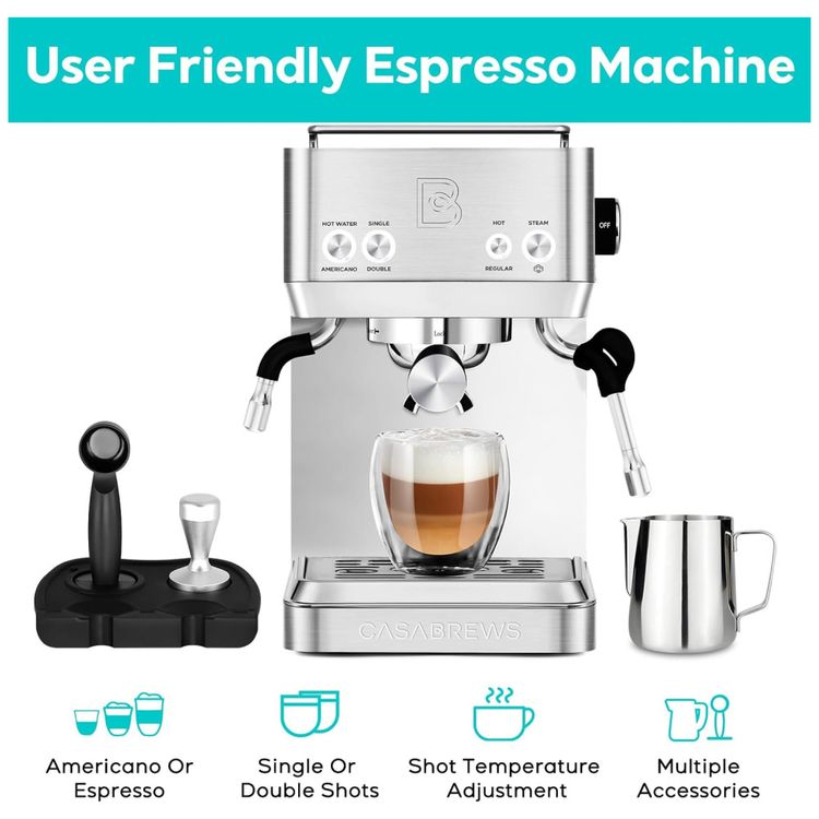 Maquina-de-Cafe-Expresso-20-Bar-com-Vaporizador-de-Leite-e-Imagem-1