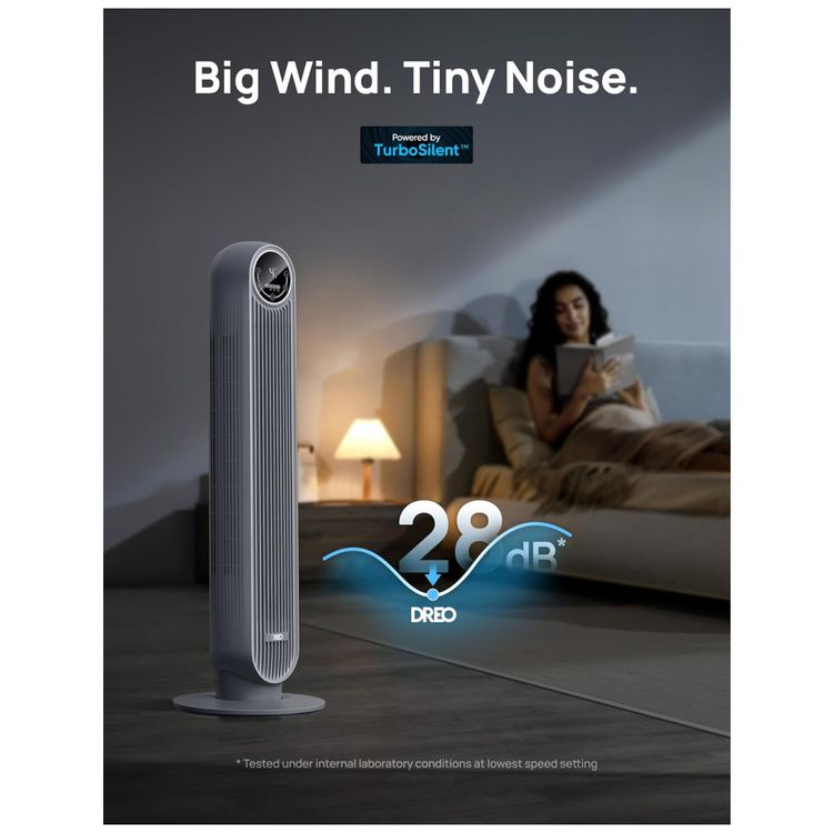 Ventilador-de-Torre-com-Controle-Remoto-Oscilacao-de-90°-Imagem-2