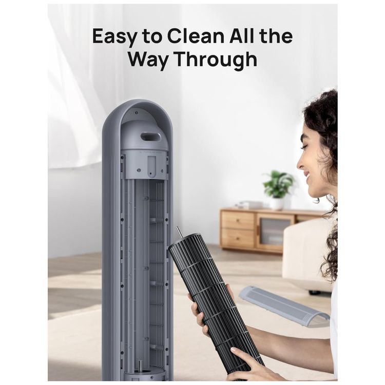 Ventilador-de-Torre-com-Controle-Remoto-Oscilacao-de-90°-Imagem-4
