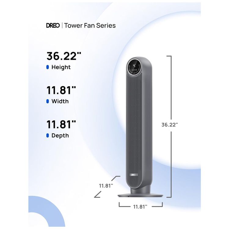 Ventilador-de-Torre-com-Controle-Remoto-Oscilacao-de-90°-Imagem-7