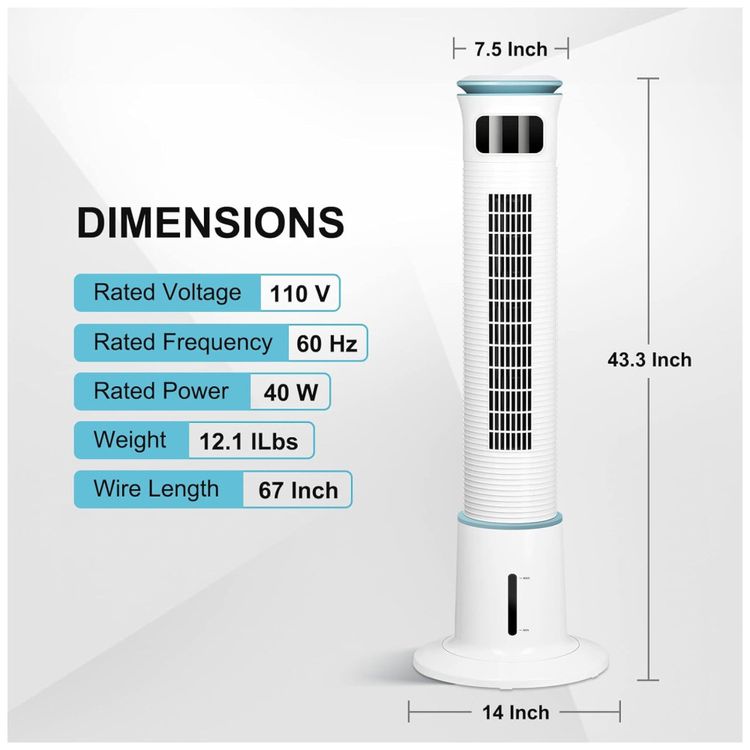 Ventilador-de-Torre-com-Nevoa-Controle-Remoto-Imagem-1