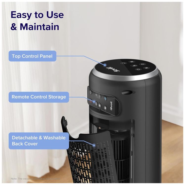 Ventilador-de-Torre-com-Controle-Remoto-Oscilacao-de-90°-Imagem-6