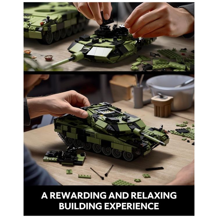 Kit-de-Construcao-Tanque-Leopard-II-A7-com-2069-Pecas-para-Imagem-2