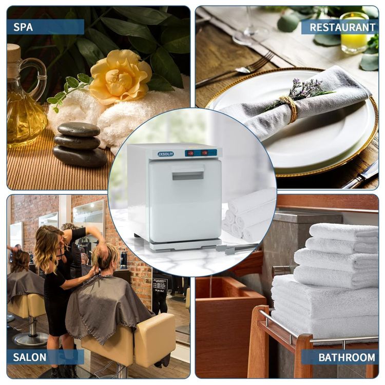 Aquecedor-de-Toalhas-2-em-1-de-5L-para-Spa-Salao-de-Beleza-Imagem-4