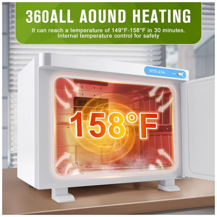 Aquecedor-de-Toalhas-2-em-1-Capacidade-23L-para-Spa-Saloes-Imagem-5