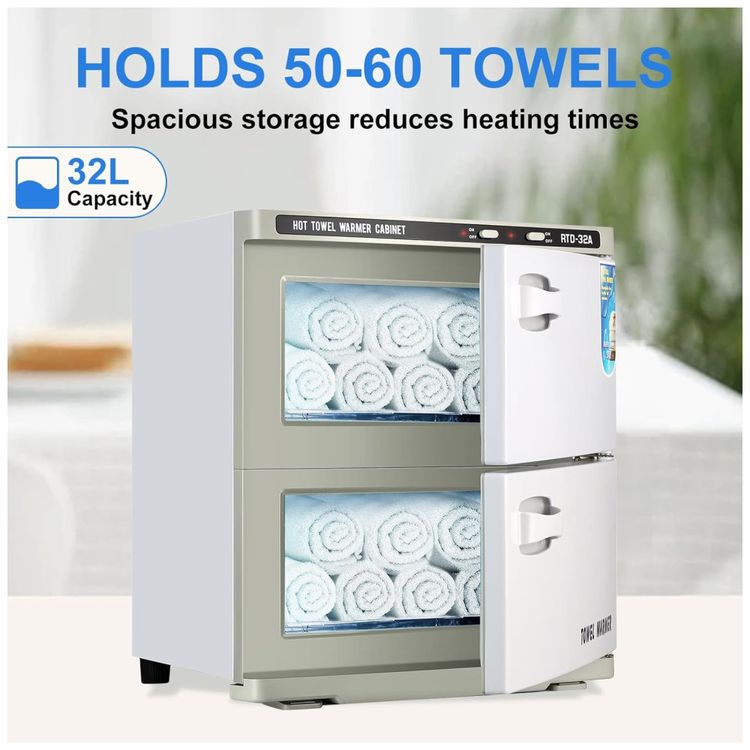 Aquecedor-de-Toalhas-Profissional-2-em-1-com-32L-de-Imagem-3