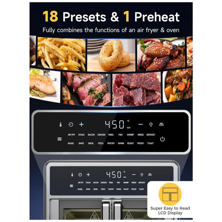 Forno-Air-Fryer-1474L-com-Porta-Francesa-e-18-Imagem-2