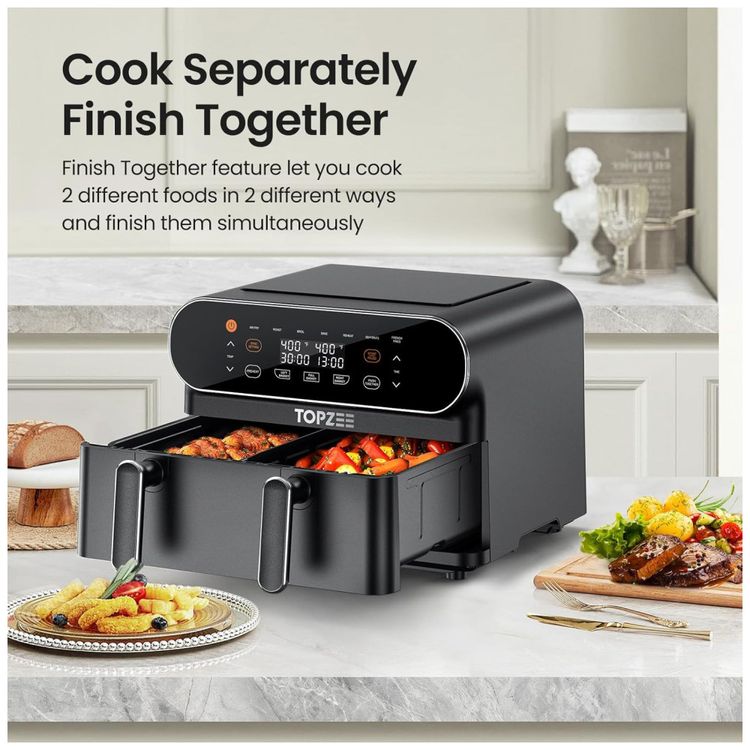 Air-Fryer-8-em-1-de-1026-Litros-com-Cesto-Flexivel-e-Imagem-2