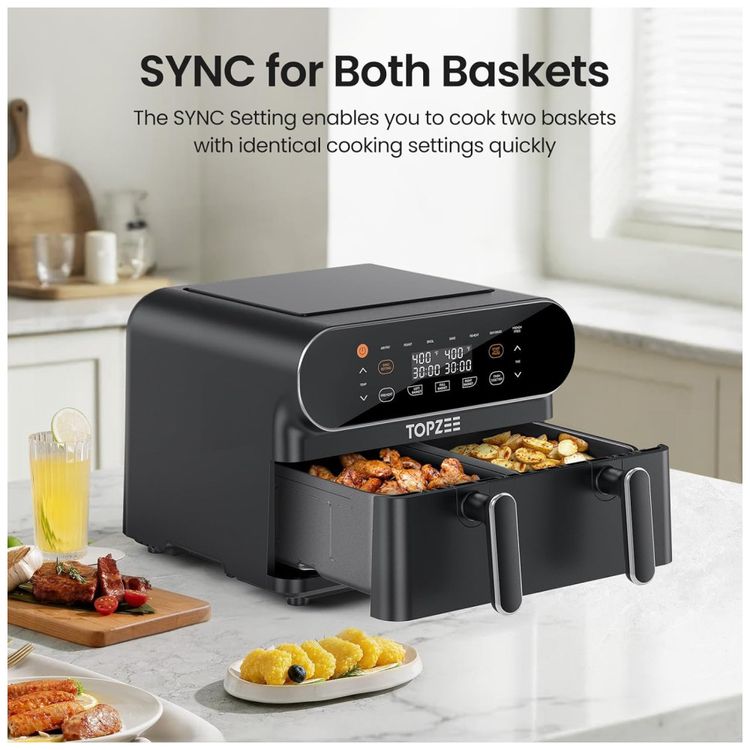 Air-Fryer-8-em-1-de-1026-Litros-com-Cesto-Flexivel-e-Imagem-3