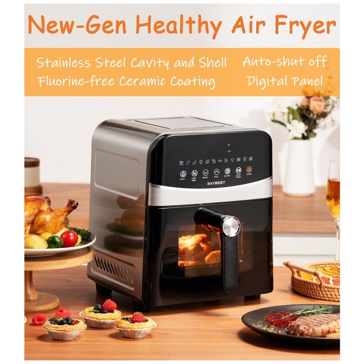 Fritadeira-Air-Fryer-6-Litros-em-Aco-Inoxidavel-110V-Imagem-1