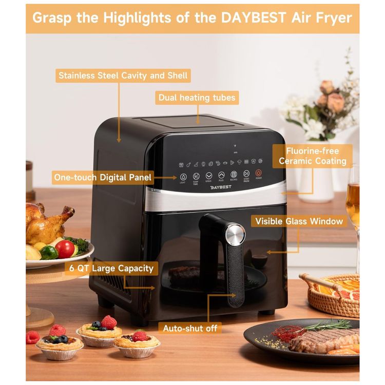 Air-Fryer-6L-com-12-Predefinicoes-Janela-de-Visualizacao-e-Imagem-7