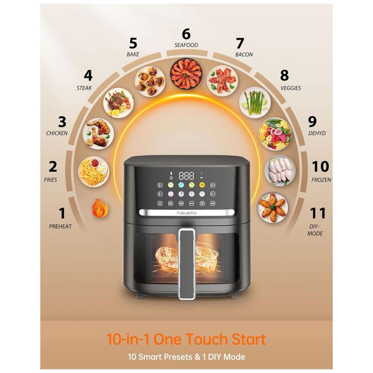 Air-Fryer-6L-com-Janela-Transparente-Cesto-Lavavel-e-10-Imagem-2